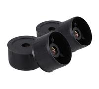 MERRYHAPY Reemplazo del Poste rascador del árbol para Gatos, 4 Tapones de Extremo en plástico Negro, Montaje rápido, Accesorios Seguros para Mascotas en Postes M8