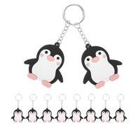MERRYHAPY Set de 24 Llavero Pinguino de Pvc Suave, Colgante Decorativo Adorable para Bolsos y Mochilas, Adecuado para Regalos Festivos y Decoraciones Temática Animal