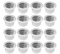MERRYHAPY Tazas Grandes de Plástico para Pigmentos de Tatuaje 15mm, Kit de Tinta Profesional para Maquillaje Permanente y Microblading, Fáciles de Limpiar