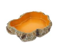MERRYHAPY Tazón De Comida para Reptiles y Tortugas Cuenco De Alimentación De Decoración para Terrario y De Reptiles para Agua y Comida