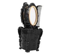 MERRYHAPY Vintage De Espejo y Cepillo De Maquillaje Set De Accesorios De Belleza Para Vanity Espejo Compacto y Peina Desenredante Herramientas De Estilo Para Mujeres