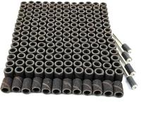 Merryland 184 Pcs Tambores de Lijado Grano 120 6,5 mm Herramienta Rotativa