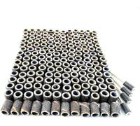 Merryland 184 Pcs Tambores de Lijado Grano 80 6,5 mm Herramienta Rotativa