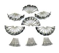 Merryland Cepillo Metálico de Alambre Acero para Dremel 72pcs, Cepillo Circular y Copa 24pcs Cada Uno, Cepillo de Pulir para Herramienta Rotativa Eléctrica, RMTA072C1