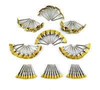 Merryland Cepillo Metálico de Latón de Alambre para Dremel 72pcs Circular, Copa y Pincel 24pcs Cada Uno