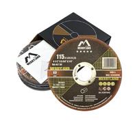 Merryland Disco de Corte 115 Metal para Amoladora Angular, 115 X 1,0 X 22,23 mm Disco Corte 25 Piezas, Acero INOX Hierro, Experto-Line E12071042