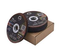 Merryland Disco de Corte 115 Metal para Amoladora Angular, 115 X 1,0 X 22,23 mm Disco Corte 25 Piezas, Acero INOX Hierro, Craft-Line C13071042