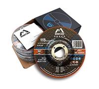 Merryland Disco de Corte 115 Metal para Amoladora Angular, 115 X 3,0 X 22,23 mm Disco Corte 25 Piezas, Acero Hierro, Experto-Line E21073042