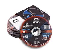Merryland Disco de Corte 125 Metal para Amoladora Angular, 125 X 1,0 X 22,23 mm Disco Corte 25 Piezas, Acero Hierro, Experto-Line E11081042