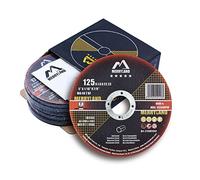 Merryland Disco de Corte 125 Metal para Amoladora Angular, 125 X 1,6 X 22,23 mm Disco Corte 25 Piezas, Acero INOX Hierro, Experto-Line E12081642