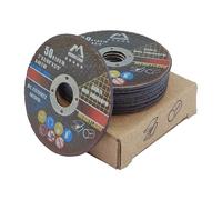 Merryland Disco de Corte 50mm Metal para Amoladora Angular, 50 X 1,0 X 10 mm Disco Corte 10 Piezas, Acero INOX Hierro, Experto-Line E13151022-10