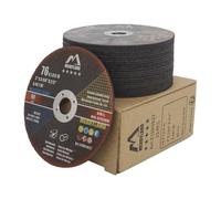 Merryland Disco de Corte 76 Metal para Amoladora Angular, 76 X 1,0 X 10 mm Disco Corte 25 Piezas, Acero INOX Hierro, Experto-Line E13011022-25