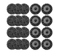 Merryland Disco de Limpieza 50mm Pintura Óxido Amoladoras Neumáticas, 50 mm Negro Disco de Decapado CSD 20 Piezas, Abrasivo para Decapar Metal Acero Hierro, DGTA020C2