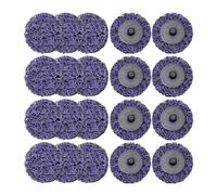 Merryland Disco de Limpieza 50mm Pintura Óxido Amoladoras Neumáticas, 50 mm Púrpura Disco de Decapado CSD 20 Piezas, Abrasivo para Decapar Metal Acero Hierro, DGTA020C1