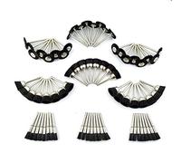 MerrylandCepillo de Cerdas Nylon para Dremel 72pcs, Cepillos Circulares y de Copa 24pcs Cada Uno, Herramienta Rotativa Accesorio Eléctrico, RMTA072C3