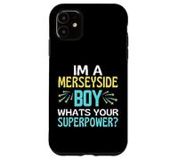 Merseyside Boy ¿Cuál es tu Superpower Liverpool Everton Fun Carcasa para iPhone 11