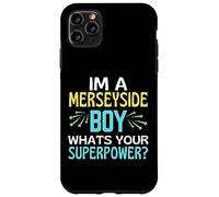 Merseyside Boy ¿Cuál es tu Superpower Liverpool Everton Fun Carcasa para iPhone 11 Pro MAX