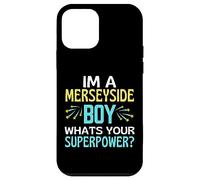 Merseyside Boy ¿Cuál es tu Superpower Liverpool Everton Fun Carcasa para iPhone 12 Mini