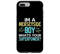 Merseyside Boy ¿Cuál es tu Superpower Liverpool Everton Fun Carcasa para iPhone 7 Plus/8 Plus