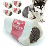 Mersjo 5 huesos de vacuno naturales para perros, ricos en proteínas, ingredientes 100% naturales