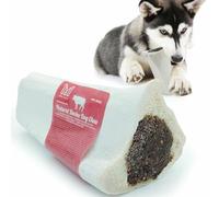 Mersjo Hueso de ganado natural para perros, rico en proteínas, ingredientes 100% naturales