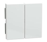 Merten 432525 órdenes duales interruptor de luz, mate antimicrobiano blanco, sistema M