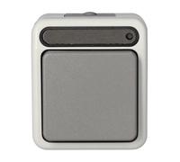 EL ME 31068029 - Aquastar, interruptor de apagado/cambio, 1 polo, gris claro
