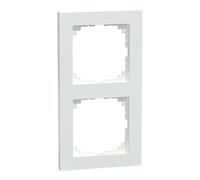 Merten MEG4020-3625 M-Pure - Marco embellecedor (2 Orificios), Color Blanco