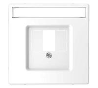 Merten MEG4250-6035 - Placa central con recorte rectangular y cajetín, 15 x 71 mm, color blanco, fabricado en Alemania