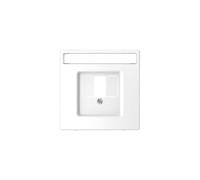 Merten MEG4250-6035 - Placa central con recorte rectangular y cajetín, 15 x 71 mm, color blanco, fabricado en Alemania