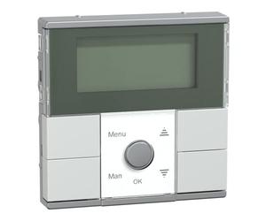 Merten Módulo de Temporizador MEG5754-0460 de Aluminio, Sistema M, Temporizador para interruptores de instalación 4042811185619