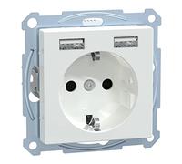 ME 23660325 - Toma con cargador USB 16 A, AC 250 V, DIN 49440