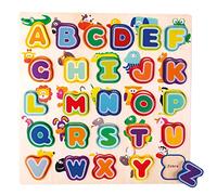 Mertens- Alfabeto con animales, Inglés, Color carbón (70252) , color/modelo surtido