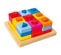 Mertens- Formas insertables en una tabla de colores, carbón (72438) , color/modelo surtido