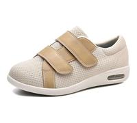 Mertmliy Zapatos Diabéticos Mujer Zapato Rehabilitación Ortopédica Zapato Vendaje Antideslizante Hallux Valgus Zapatos Sanitarios Ajustables Personas Mayores Fascitis Plantar Pies Hinchados