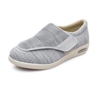 Mertmliy Zapatos para Diabéticos Hombres Mujeres Extra Anchos Zapatos Hallux Valgus, Zapato Ortopédicos Antideslizantes con Vendaje para Pies Hinchados, Zapato Rehabilitación De Verano