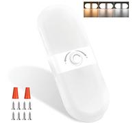 MERTTURM Luce LED Coche, 12V 180LED 900LM Luz Interior Coche Super Brillante, 3 Colores Claros y Brillo Ajustable, Luz de Techo RV para Autocaravana, Furgoneta, Caravana, Barco, Camión(1 Piezas)