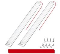 MERTTURM Luces LED Coche Interior 12V, Ultralargo 40cm LED Barra Luz de Techo, Super Bright 1700LM 6500K Tubo Lámpara con Interruptor para Remolque Cerrado, Camión, Furgoneta, Caravana, RV