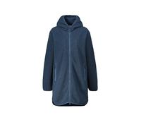 MERU Abrigo de invierno para mujer Sigtuna con capucha y forro polar de peluche azul oscuro | XS