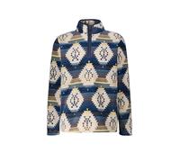 MERU Camiseta funcional con cremallera para hombre Tomar Print beige | XL