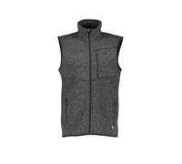 MERU Chaleco de forro polar de punto Bergen para hombre negro | 4XL