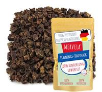 MERVELA Merienda de adiestramiento Mervela® para perros con pavo, caballo, pulmón de ternera o ternera, 300, 600 o 1000 gramos, premio ideal; Snack de entrenamiento (caballo, 300 gramos)