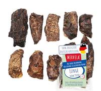 MERVELA pulmón de Caballo | 100% Puro Caballo | 1.000 Gramos | Pulmón seco de Caballo | Calidad de Alemania | Ideal para Perros hipoalergénicos, alérgicos y sensibles