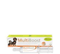 Mervue MultiBoost Paste for Dogs 60 ml, Suplemento Multivitamínico y Mineral para Perros y Cachorros, con Equinácea, Carnitina, Omega 3 y 6, Vitaminas C, E y B, Pasta Oral Palatable