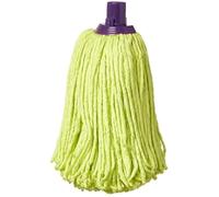 Mery | Fregona Microfibras 100% | Fregona Superabsorbente | Sin Rastro | Color Lima y Morado, 22 cm