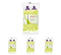 Mery Fregona Microfibras Pack 2 unidades, color lima y morado (Paquete de 4)