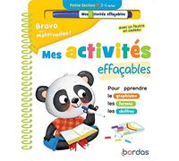 Mes activités effaçables petite section