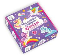 Mes activités magiques Licornes: Plus de 20 créations. Cartes à gratter - cartes à pailleter - stickers à strasser (Les Ateliers créa’ - Coffrets)