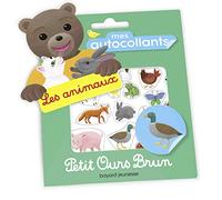 Mes autocollants Petit Ours Brun: Les animaux