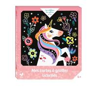 Mes cartes à gratter licornes - mini boîte avec accessoires